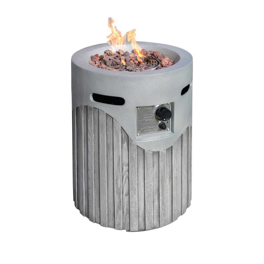 Vertical Wood Grain Effect Heater (PAG - 2353) - Direct Wicker