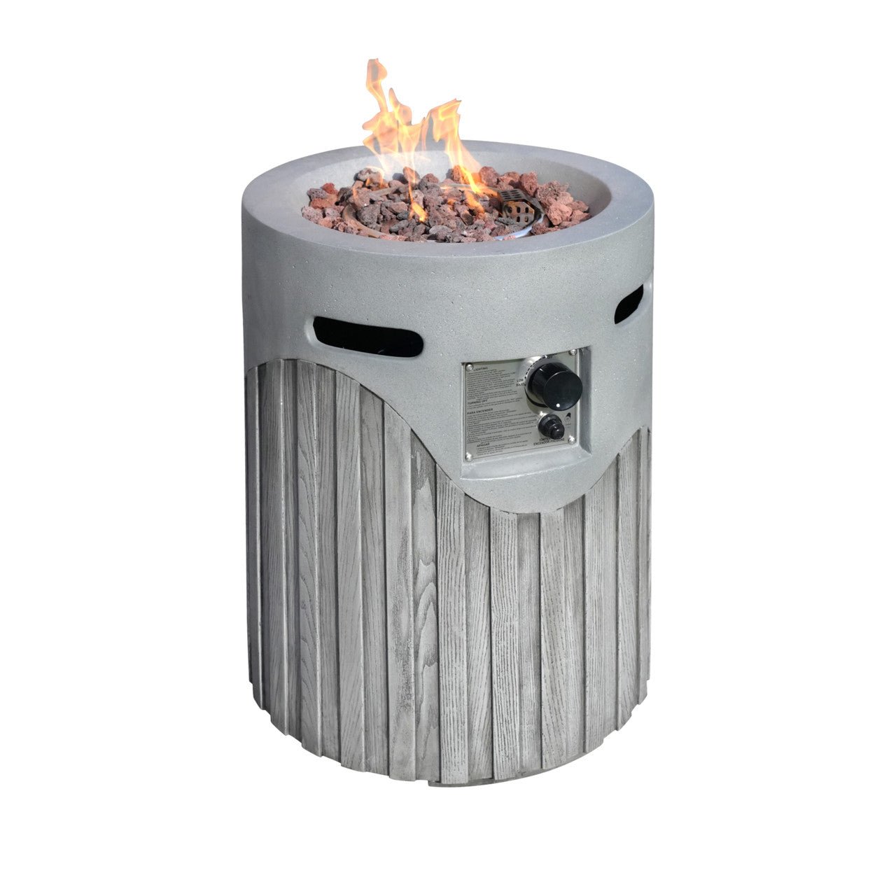 Vertical Wood Grain Effect Heater (PAG - 2353) - Direct Wicker