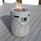 Vertical Wood Grain Effect Heater (PAG - 2353) - Direct Wicker