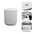 White Waterproof Durable and Stylish Outdoor Side Table (PAT - 2462ST) - Direct Wicker