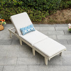 Wooden Sunlounger – Outdoor Garden Deck Chair for Patio, Poolside or Terrace - Direct Wicker